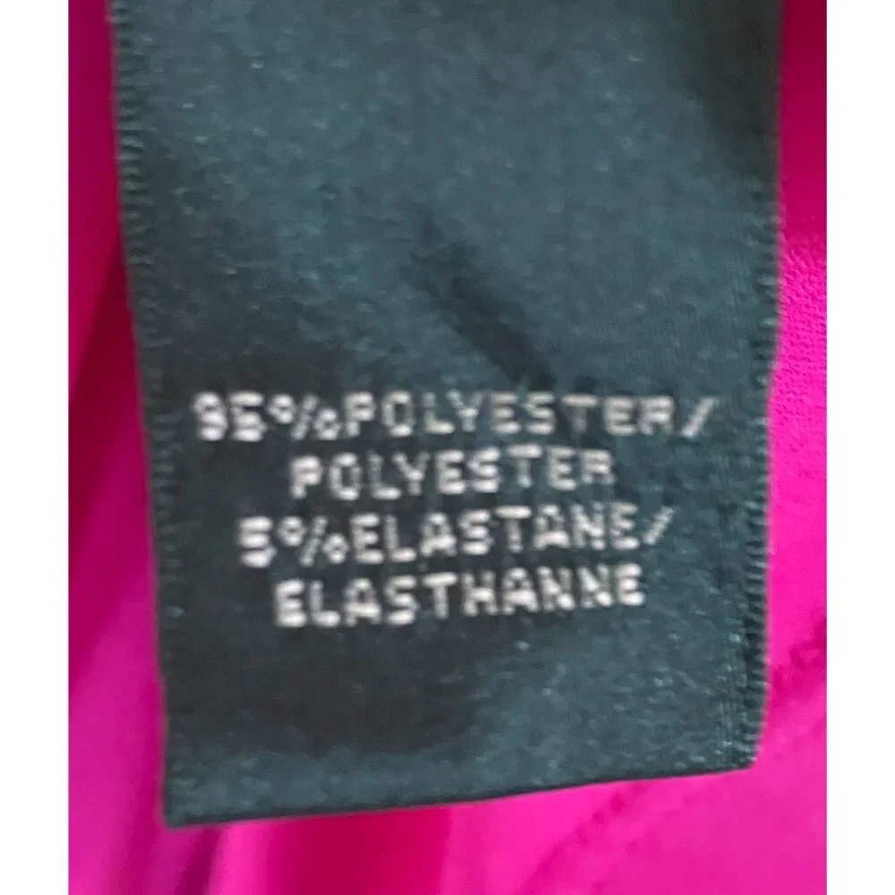 Lauren Ralph Lauren Womens Twist Knot Front Dress Size 10 Pink Magenta SP EXC - Picture 9 of 12